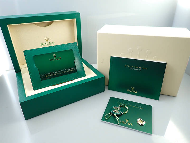 ロレックス エクスプローラー36 Ref.124273 ステンレススチール/イエローゴールド ブラック文字盤