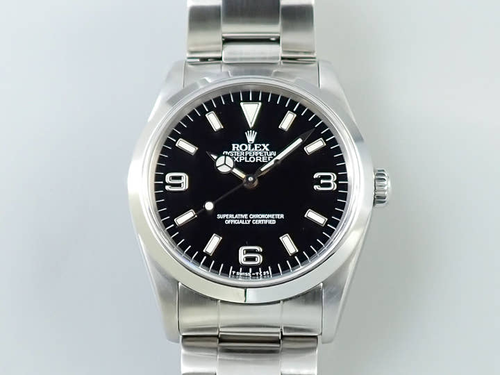 ロレックス エクスプローラーI Ref.14270 ステンレススチール ブラック文字盤