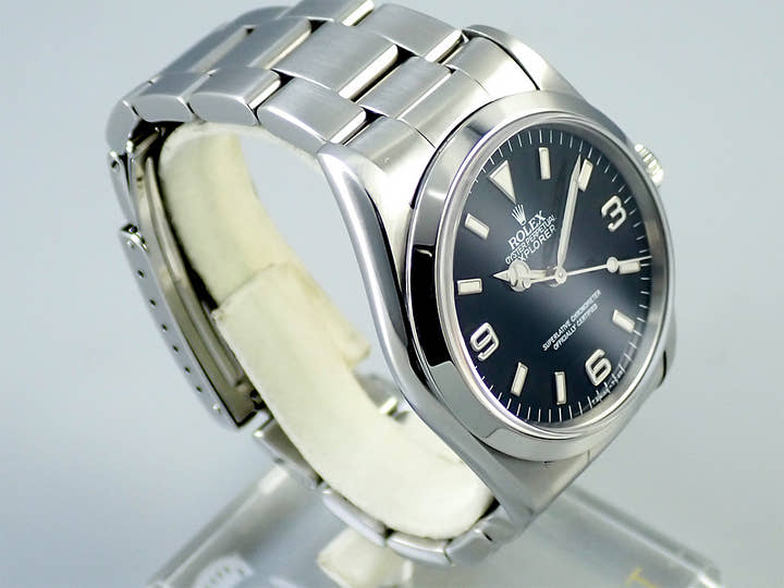ロレックス エクスプローラーI Ref.14270 ステンレススチール ブラック文字盤