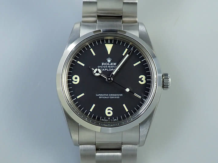 ロレックス エクスプローラーI Ref.1016 ステンレススチール ブラック文字盤