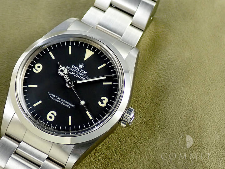 ロレックス エクスプローラーI Ref.1016 ステンレススチール ブラック文字盤