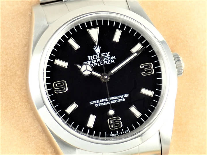 ロレックス エクスプローラーI Ref.14270 ブラック文字盤 中古 explorer-238