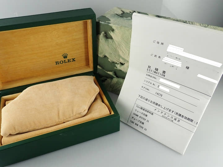 ロレックス エクスプローラーI Ref.14270 ブラック文字盤 中古 explorer-238