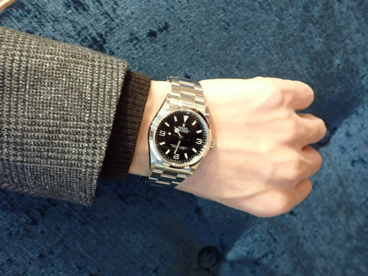 ロレックス エクスプローラーI Ref.114270 ブラック文字盤 中古 explorer-244