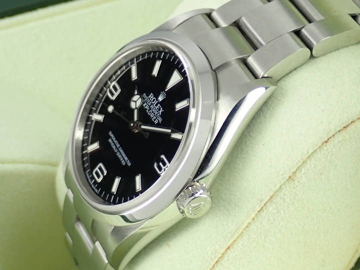 ロレックス エクスプローラーI Ref.114270 ブラック文字盤 中古 explorer-244