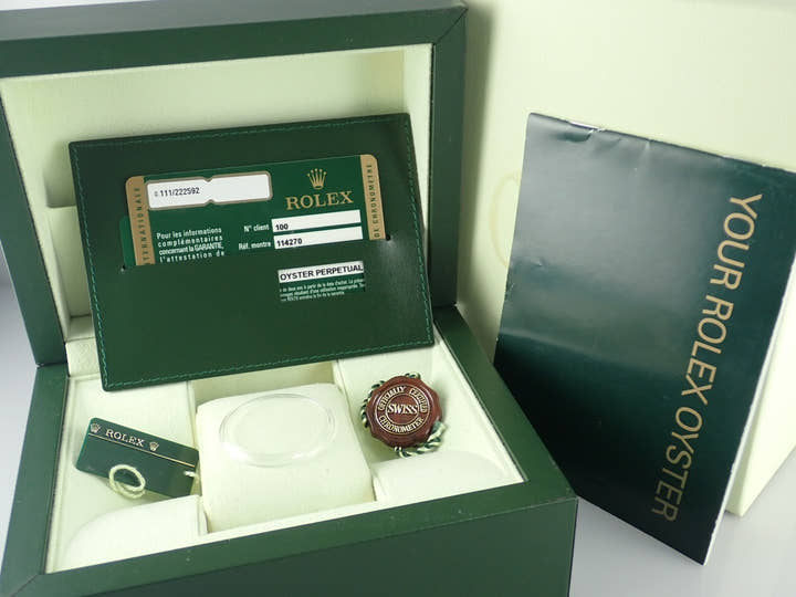 ロレックス エクスプローラーI Ref.114270 ブラック文字盤 中古 explorer-244