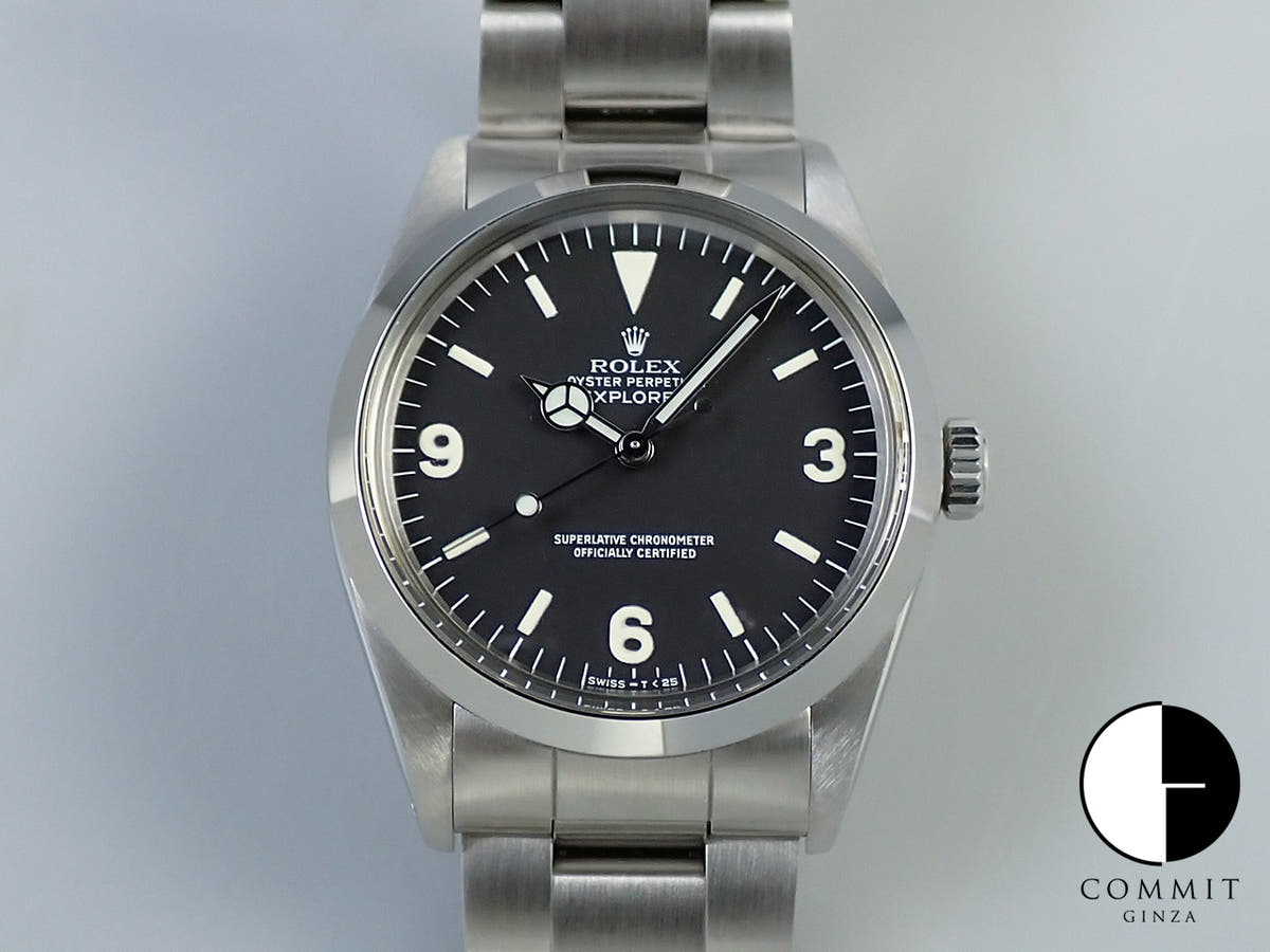 ロレックス エクスプローラーI Ref.1016 ステンレススチール ブラック文字盤
