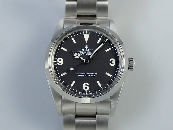 ロレックス エクスプローラーI Ref.1016 ステンレススチール ブラック文字盤