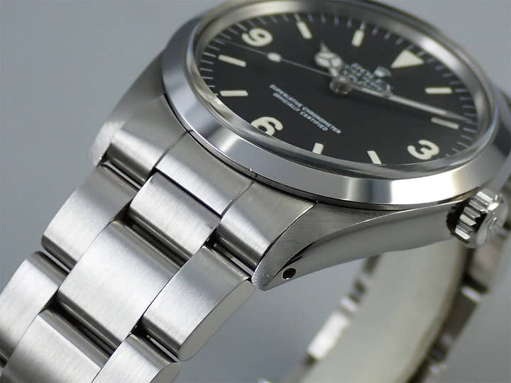 ロレックス エクスプローラーI Ref.1016 ステンレススチール ブラック文字盤