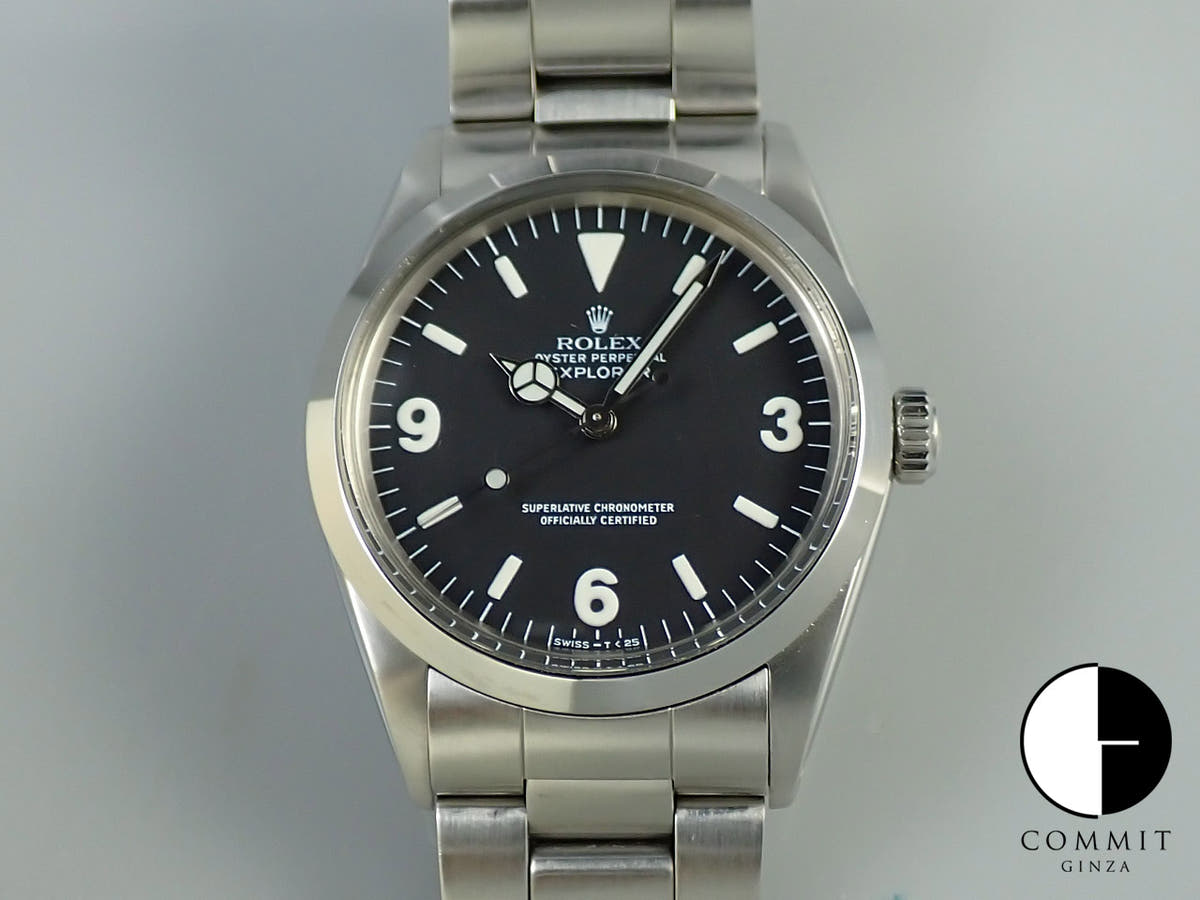ロレックス エクスプローラーI Ref.1016 ステンレススチール ブラック文字盤