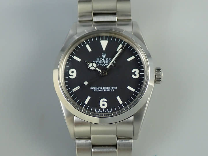 ロレックス エクスプローラーI Ref.1016 ステンレススチール ブラック文字盤