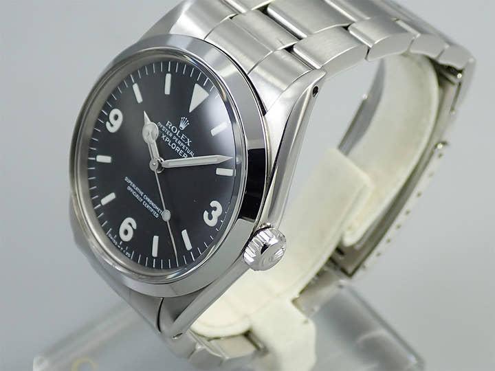 ロレックス エクスプローラーI Ref.1016 ステンレススチール ブラック文字盤