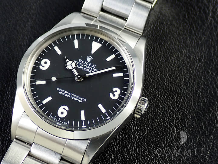 ロレックス エクスプローラーI Ref.1016 ステンレススチール ブラック文字盤