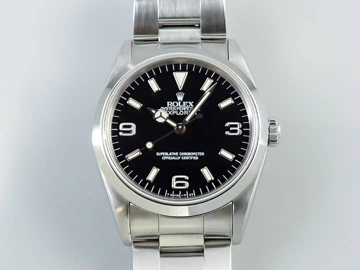 ロレックス エクスプローラーI Ref.14270 ステンレススチール ブラック文字盤