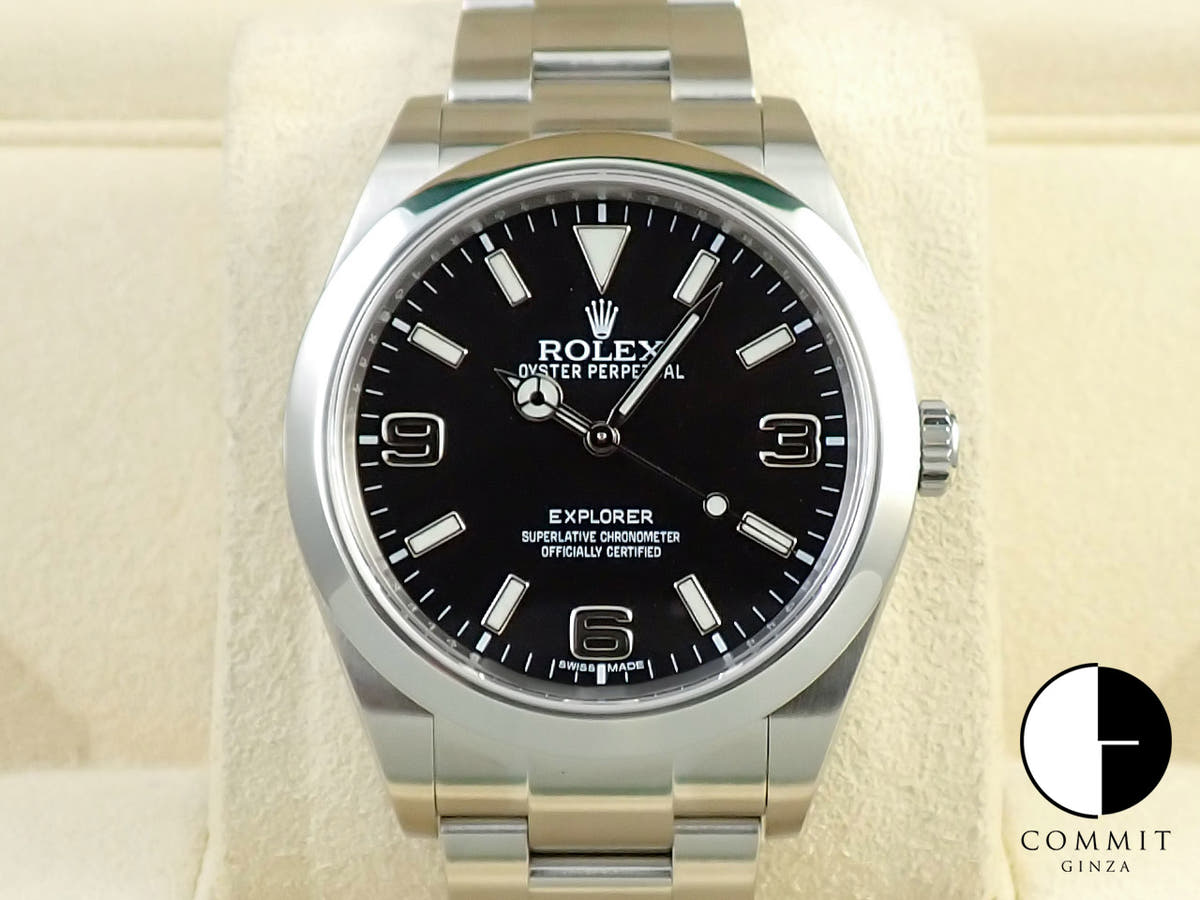 Rolex Explorer Blackout Mirror Buckle <Warranty, Box, etc.>