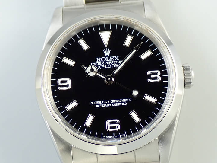 ロレックス エクスプローラーI Ref.14270 ステンレススチール ブラック文字盤