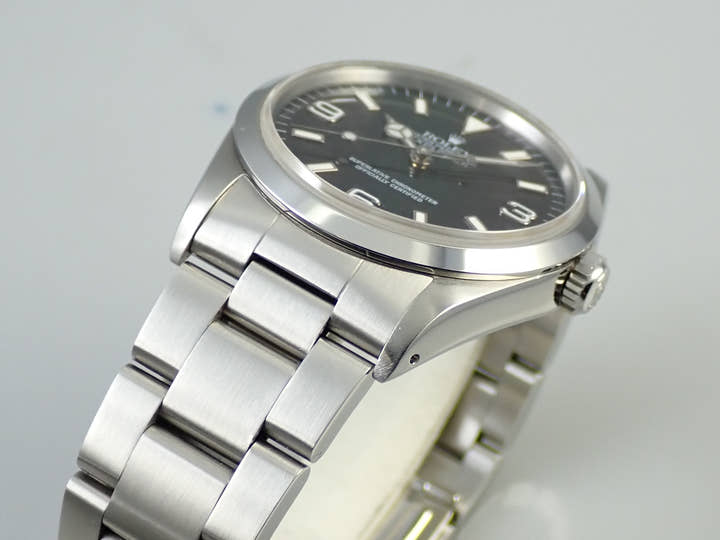 ロレックス エクスプローラーI Ref.14270 ステンレススチール ブラック文字盤