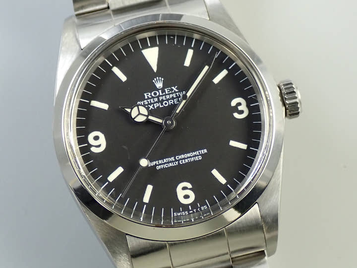 ロレックス エクスプローラーI Ref.1016 ステンレススチール ブラック文字盤
