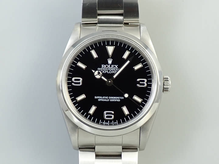 ロレックス エクスプローラーI Ref.14270 ステンレススチール ブラック文字盤