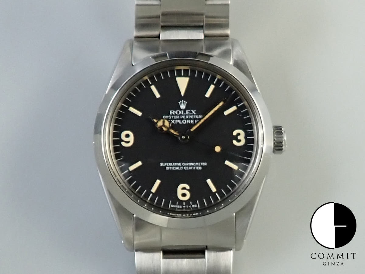 ロレックス エクスプローラーI Ref.1016 ステンレススチール ブラック文字盤