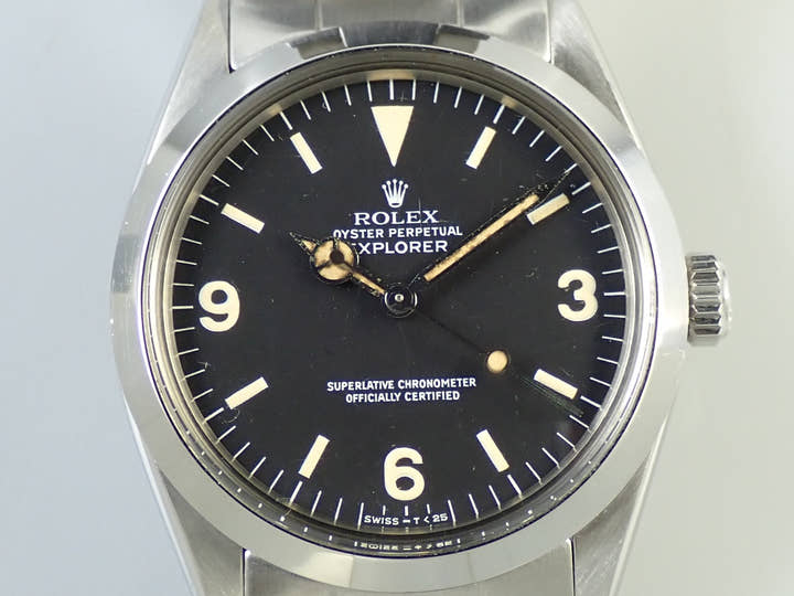 ロレックス エクスプローラーI Ref.1016 ステンレススチール ブラック文字盤