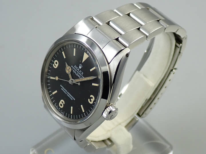 ロレックス エクスプローラーI Ref.1016 ステンレススチール ブラック文字盤