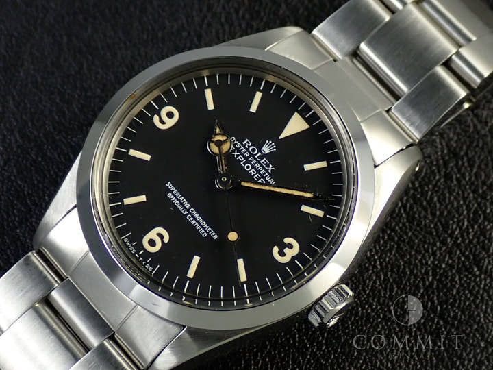 ロレックス エクスプローラーI Ref.1016 ステンレススチール ブラック文字盤