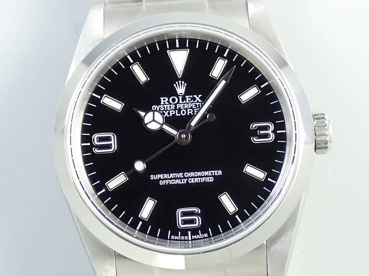 ロレックス エクスプローラーI Ref.114270 ステンレススチール ブラック文字盤