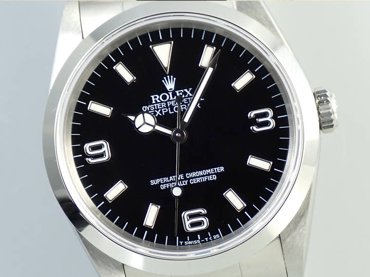 ロレックス エクスプローラーI Ref.14270 ステンレススチール ブラック文字盤