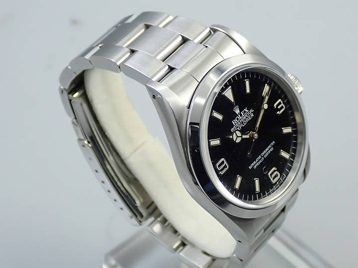 ロレックス エクスプローラーI Ref.14270 ステンレススチール ブラック文字盤