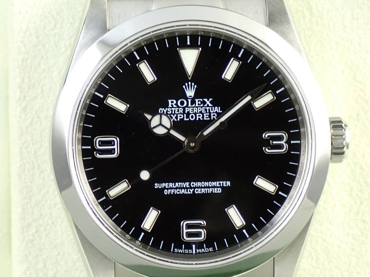 ロレックス エクスプローラーI Ref.114270 ステンレススチール ブラック文字盤