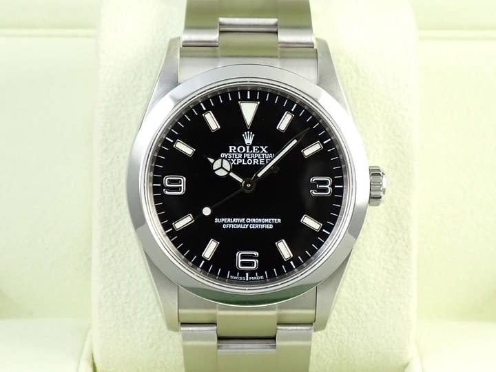 ロレックス エクスプローラーI Ref.114270 ステンレススチール ブラック文字盤