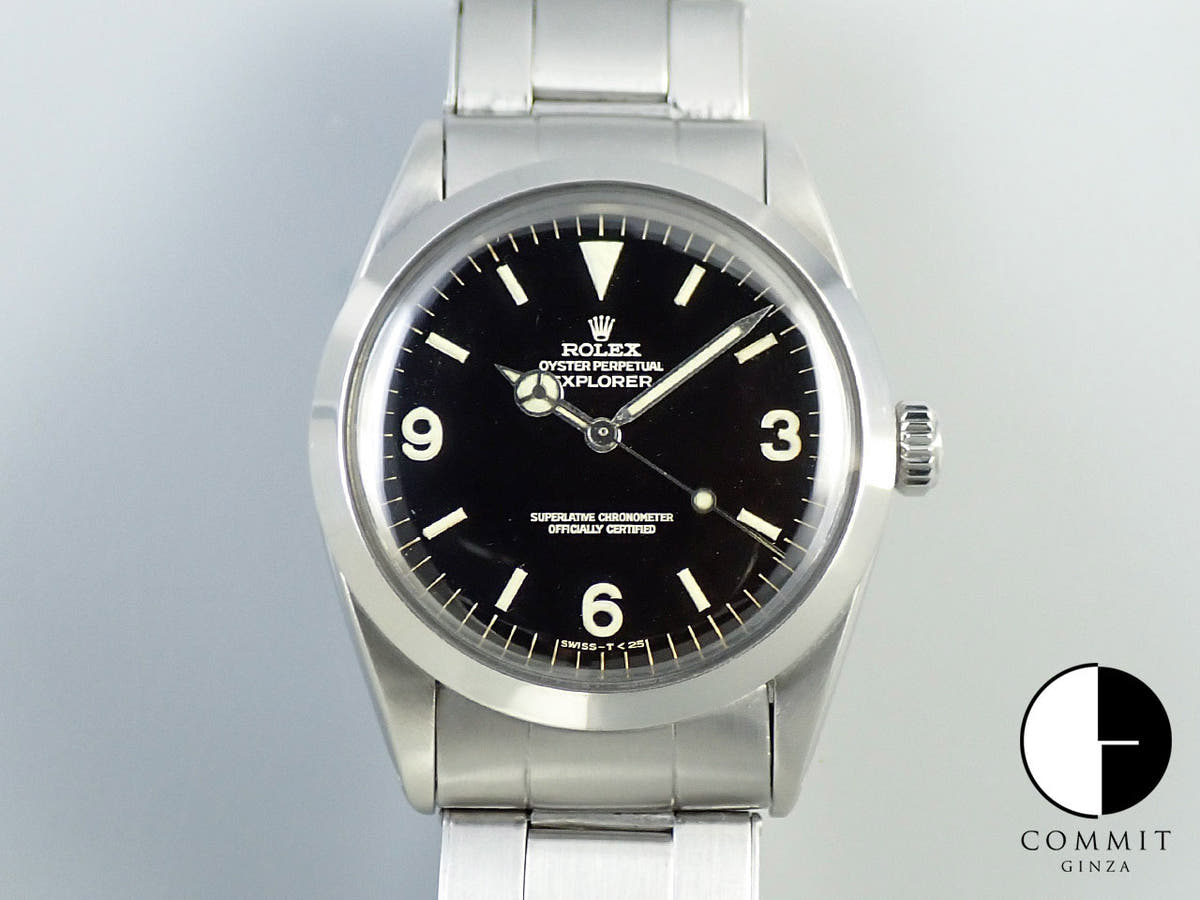 ロレックス エクスプローラーI Ref.1016 ステンレススチール ブラック文字盤