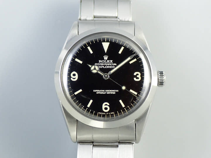ロレックス エクスプローラーI Ref.1016 ステンレススチール ブラック文字盤