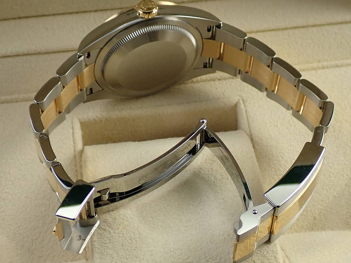 ロレックス エクスプローラー36 Ref.124273 ステンレススチール/イエローゴールド ブラック文字盤