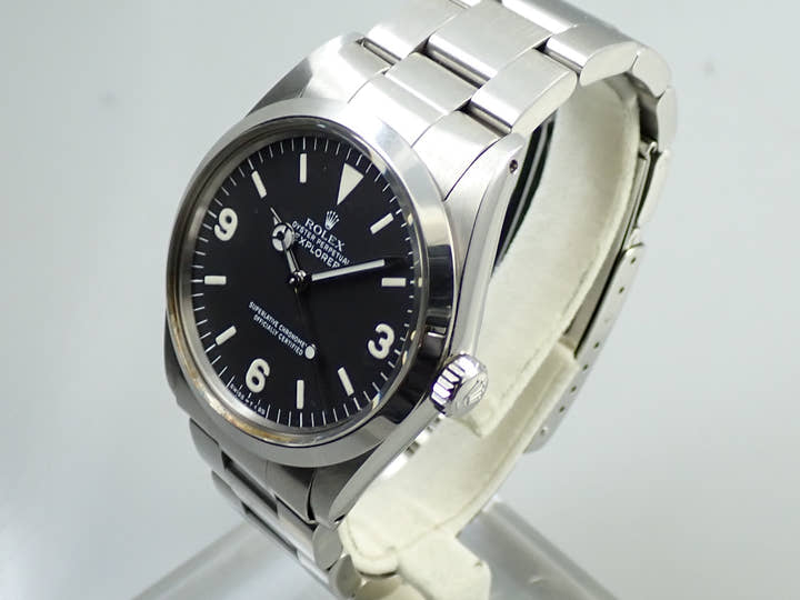 ロレックス エクスプローラーI Ref.1016 ステンレススチール ブラック文字盤