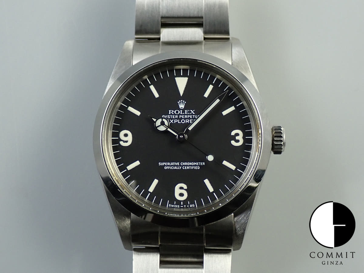 ロレックス エクスプローラーI Ref.1016 ステンレススチール ブラック文字盤