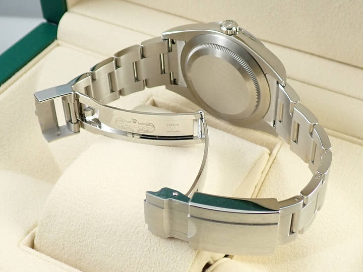 Rolex Explorer I, Mirror Black Dial, Ref. 214270, Stainless Steel