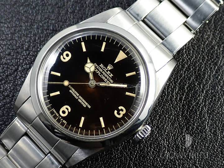 ロレックス エクスプローラーI Ref.1016 ステンレススチール ブラック文字盤