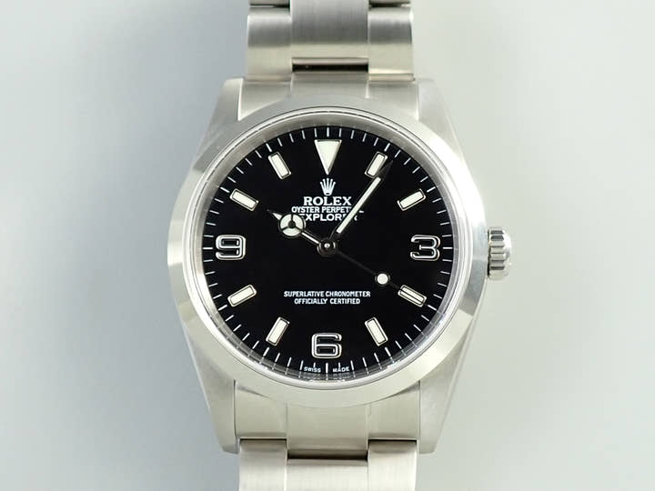 ロレックス エクスプローラーI Ref.114270 ステンレススチール ブラック文字盤