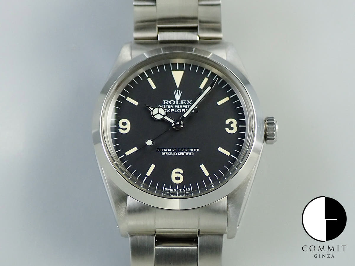ロレックス エクスプローラーI Ref.1016 ステンレススチール ブラック文字盤