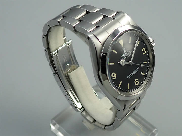 ロレックス エクスプローラーI Ref.1016 ステンレススチール ブラック文字盤