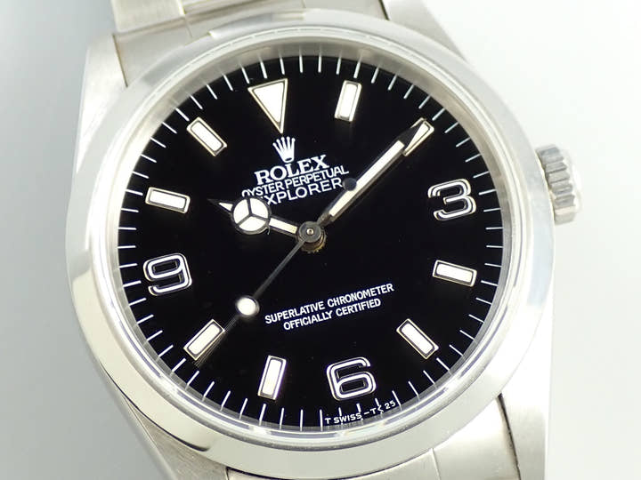 Rolex Explorer I Ref. 14270 Stainless Steel Black Dial