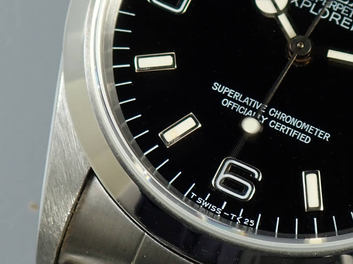 Rolex Explorer I Ref. 14270 Stainless Steel Black Dial
