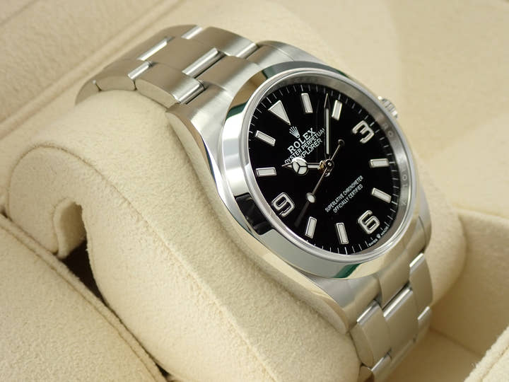ロレックス エクスプローラー36 Ref.124270 ステンレススチール ブラック文字盤