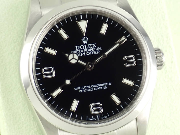ロレックス エクスプローラーI Ref.114270 ステンレススチール ブラック文字盤