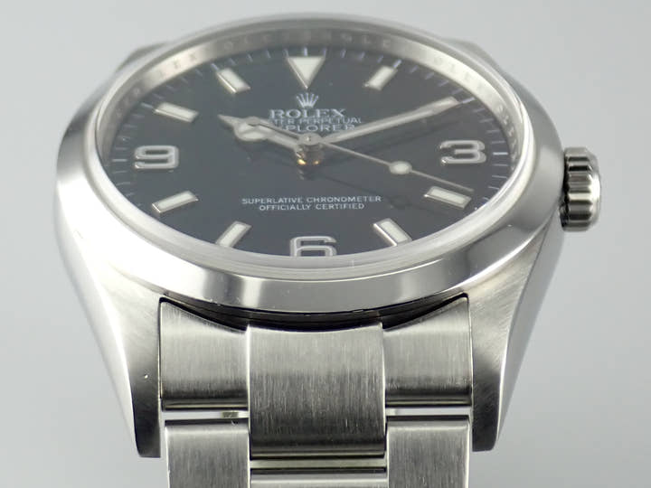 ロレックス エクスプローラーI Ref.114270 ステンレススチール ブラック文字盤