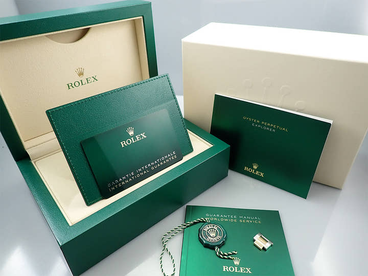 ロレックス エクスプローラー36 Ref.124273 ステンレススチール/イエローゴールド ブラック文字盤