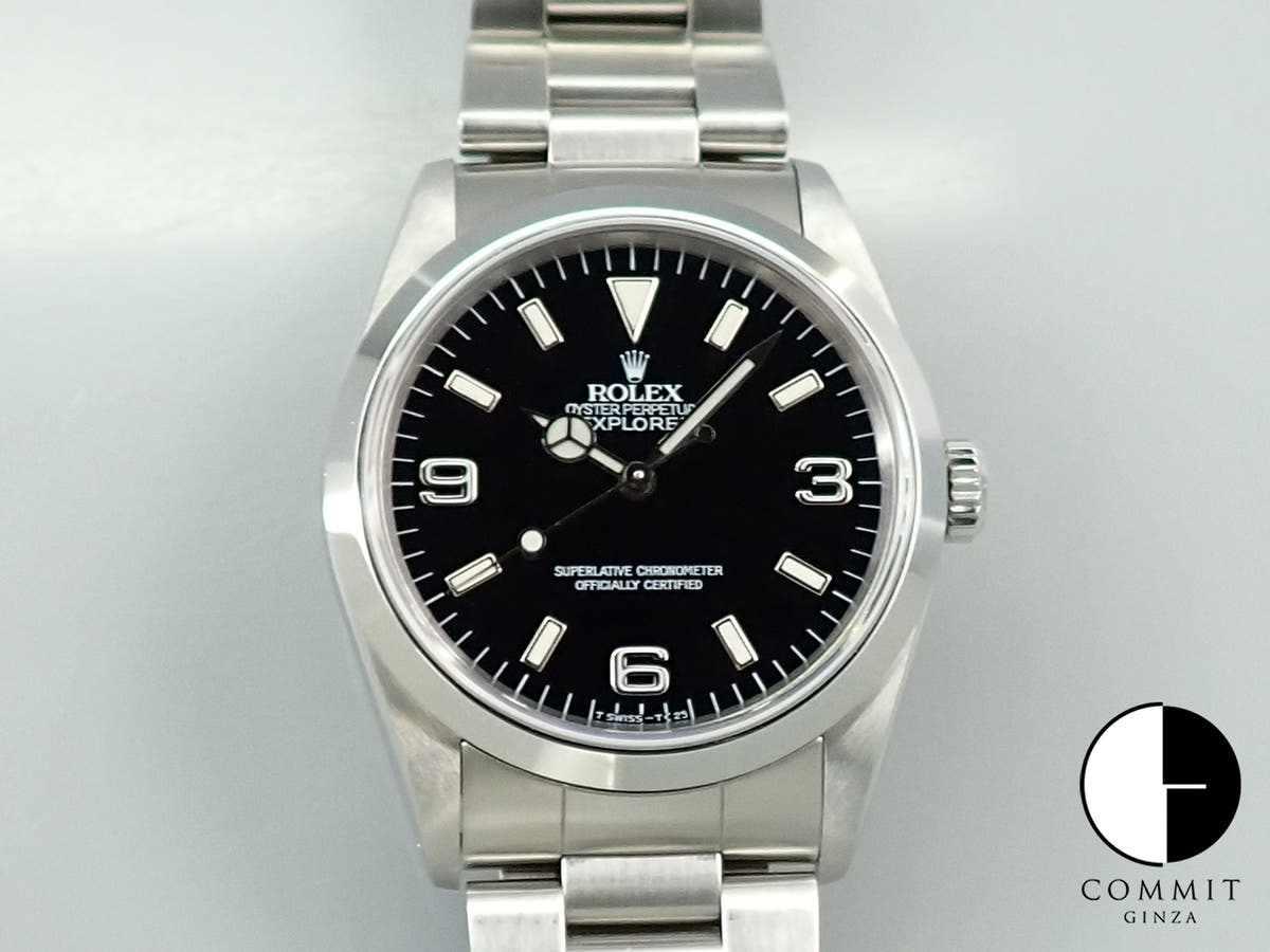 Rolex Explorer I Ref. 14270 Stainless Steel Black Dial