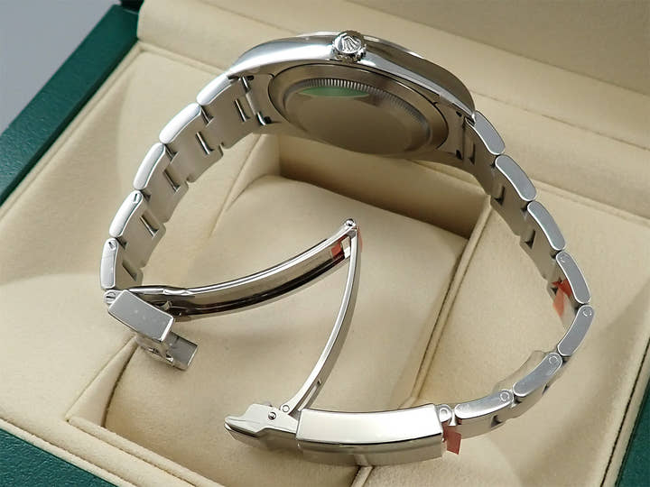 ロレックス エクスプローラーI 鏡面ブラックアウト Ref.214270 ステンレススチール ブラック文字盤